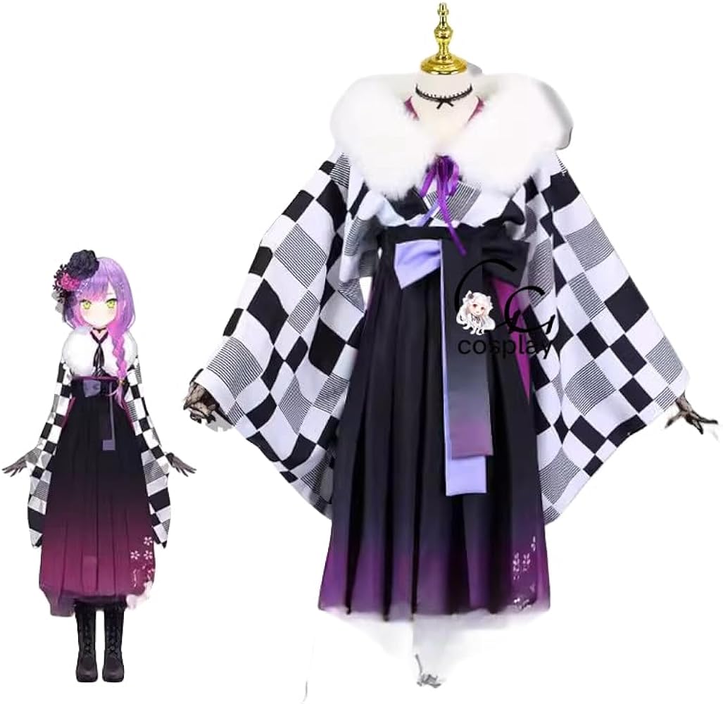 ホロライブ　常闇トワ　正月衣装・ウィッグ・ブーツ　フルセット　xl Amazon.co.jp: [1767] VTuber 常闇トワ 浴衣 正月衣装 コスプレ衣装